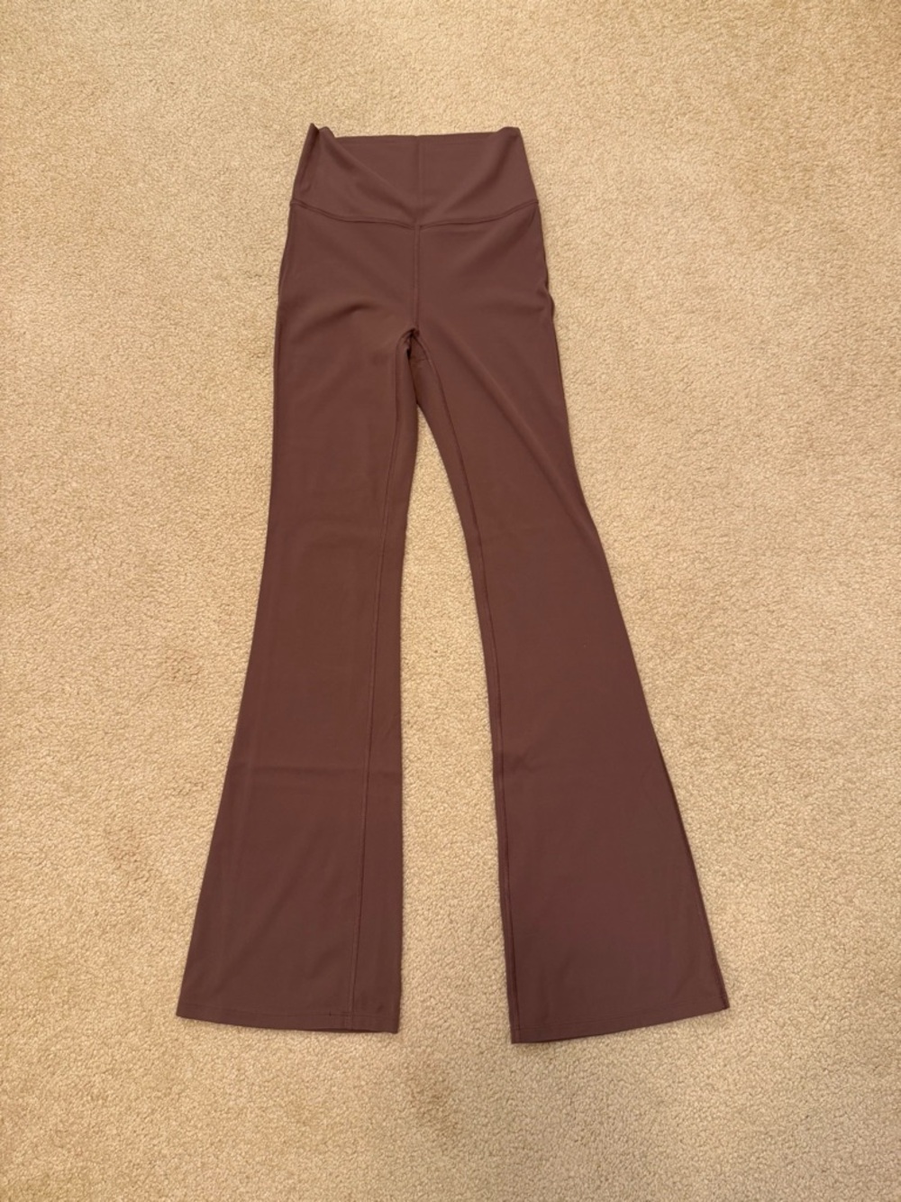 all in motion High-Rise Flared Leggings - Brown taupe color